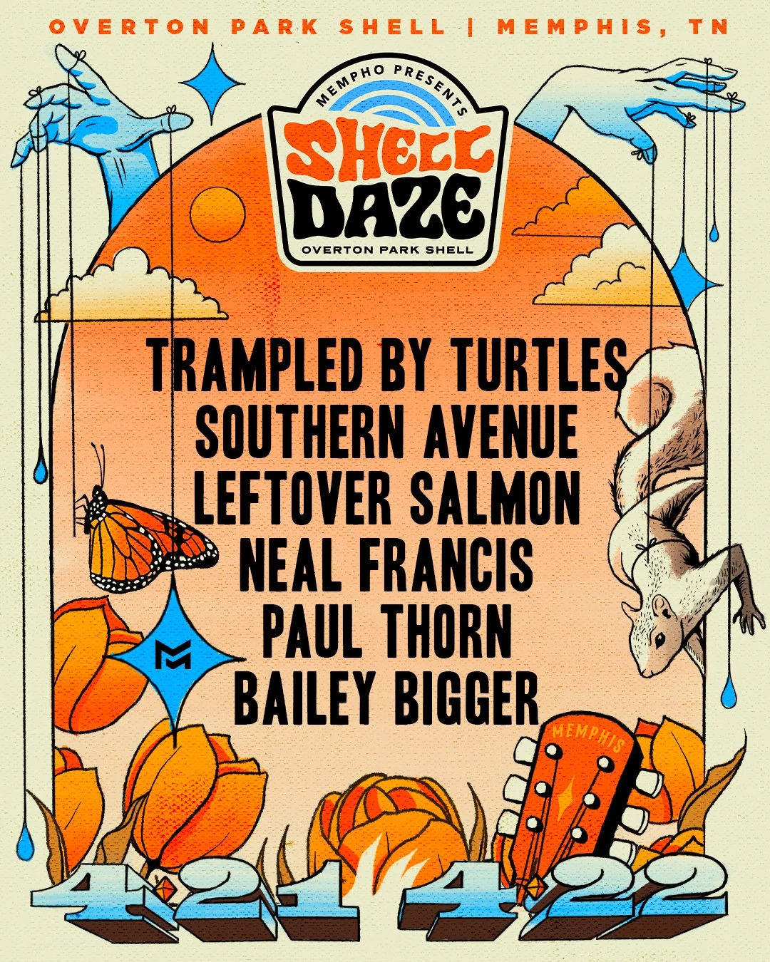 MEMPHO PRESENTS: SHELL DAZE | APRIL 21-23 — Overton Park Shell